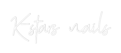 Custom Neon: K-stars nails