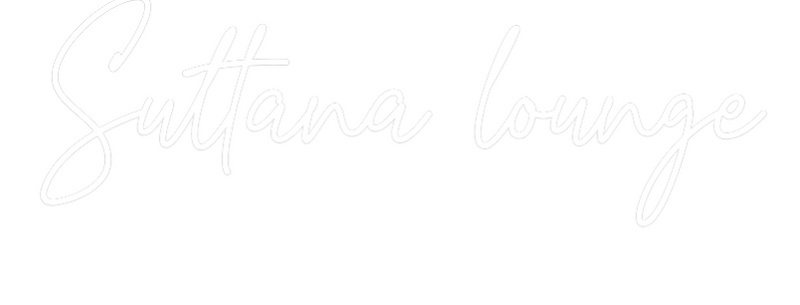 Custom Neon: Sultana lounge