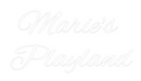 Custom Neon: Marie's 
Pla...