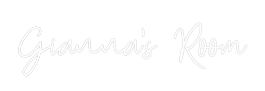 Custom Neon: Gianna's Room