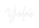 Custom Neon: Yoda's
