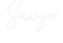Custom Neon: Sawyer