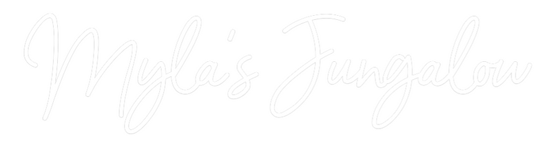 Custom Neon: Myla's Jungalow