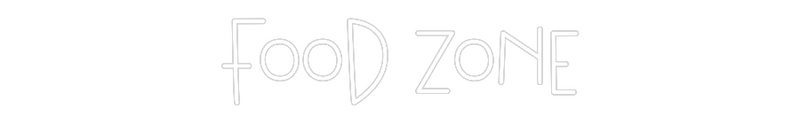 Custom Neon: Food Zone