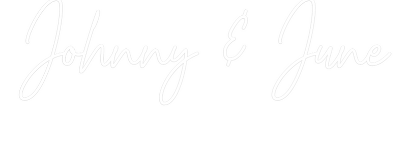 Custom Neon: Johnny & June