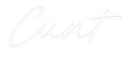 Custom Neon: Cunt