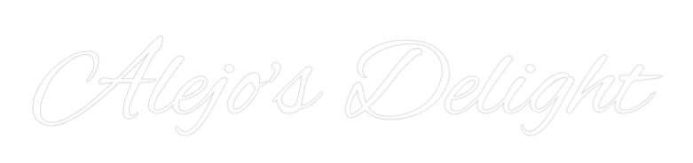 Custom Neon: Alejo's Delight