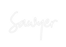 Custom Neon: Sawyer