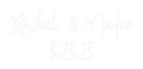 Custom Neon: Rachel & Nadi...