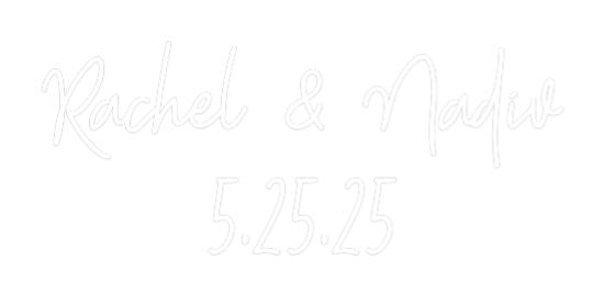 Custom Neon: Rachel & Nadi...