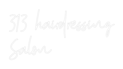 Custom Neon: 313 hairdress...