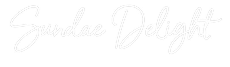 Custom Neon: Sundae Delight