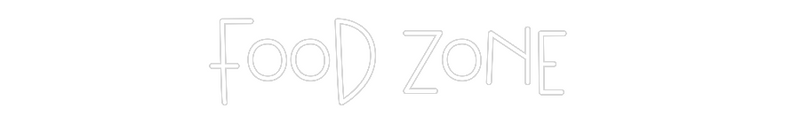 Custom Neon: Food Zone