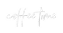 Custom Neon: coffee time