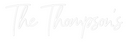 Custom Neon: The Thompson’s