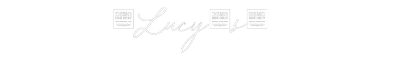 Custom Neon: “Lucy’s”