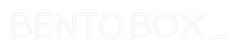 Custom Neon: BENTO BOX _