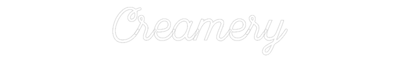 Custom Neon: Creamery