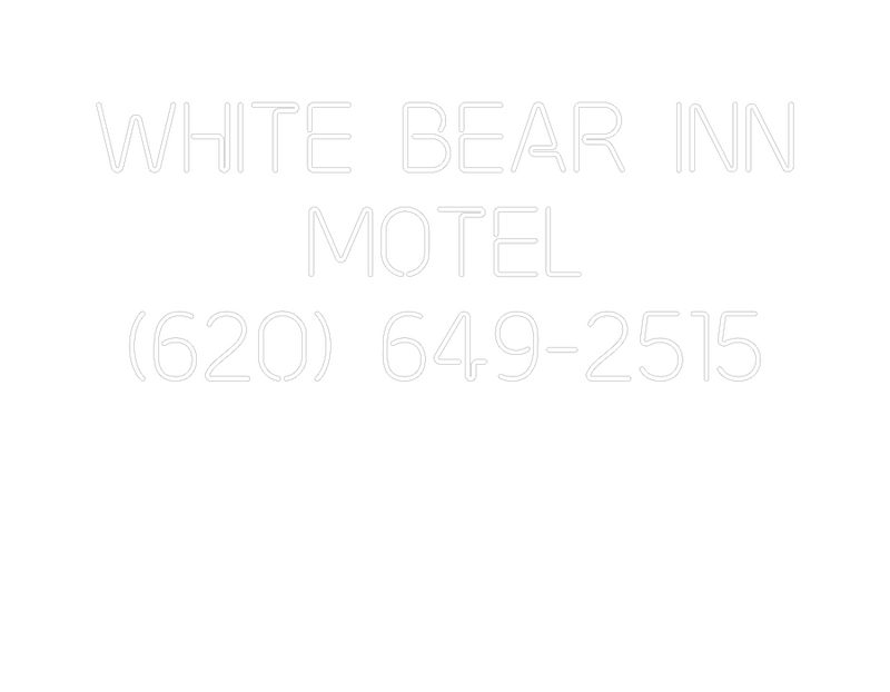 Custom Neon: WHITE BEAR IN...