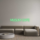 Custom Neon: Muslim Cafe