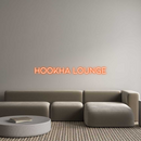 Custom Neon: HOOKHA LOUNGE
