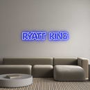 Custom Neon: Ryatt King