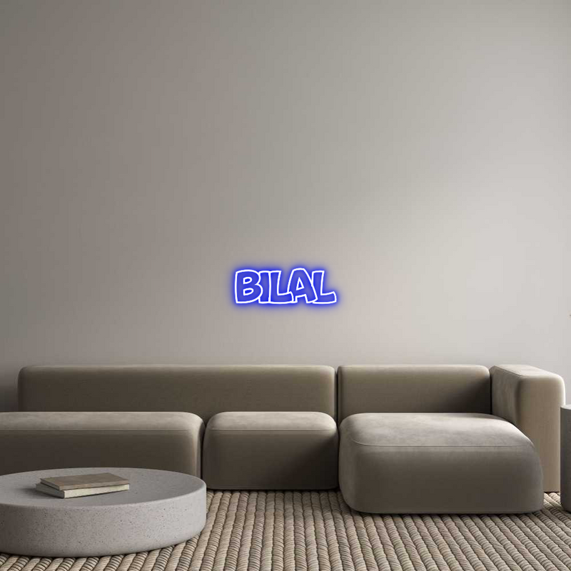 Custom Neon: bilal