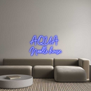 Custom Neon: AQUA 
Noodle...
