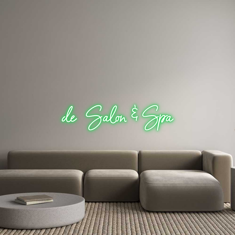 Custom Neon: de  Salon & Spa