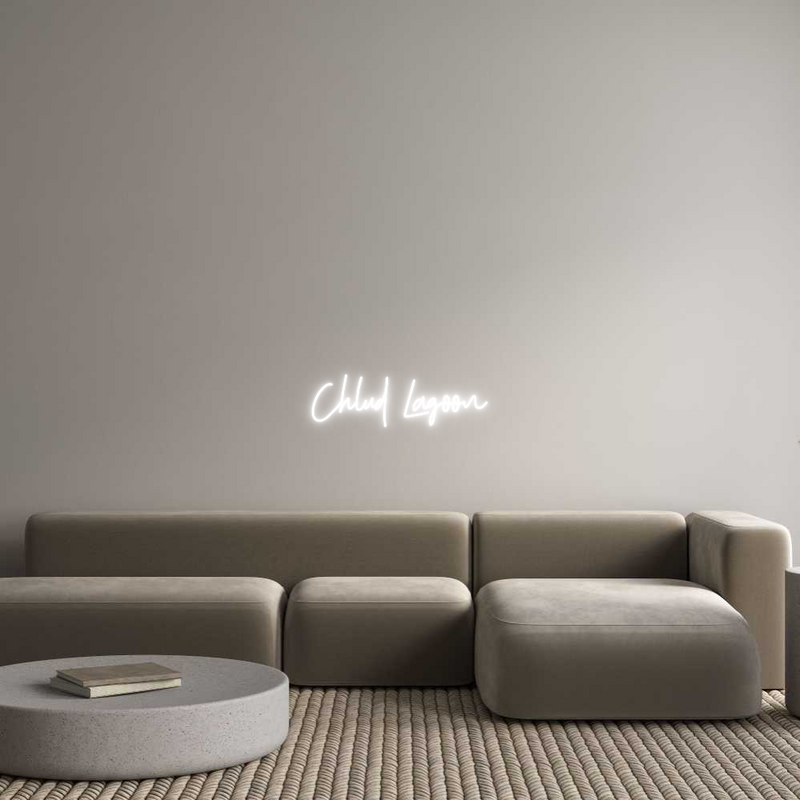 Custom Neon: Chlud Lagoon