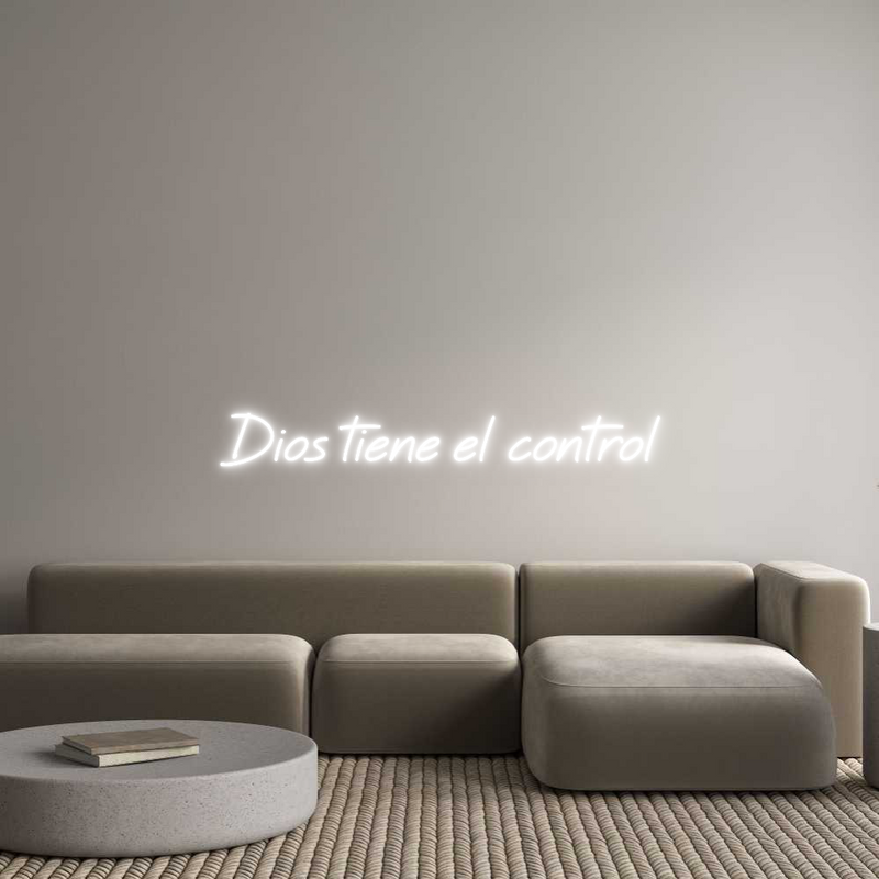 Custom Neon: Dios tiene el...
