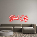 Custom Neon: Steak City