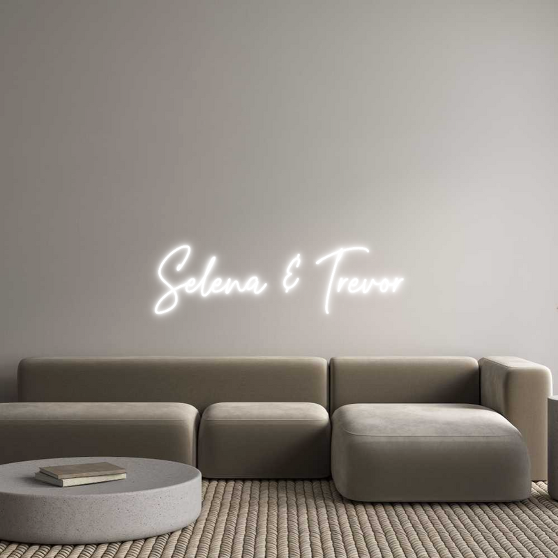 Custom Neon: Selena & Trevor