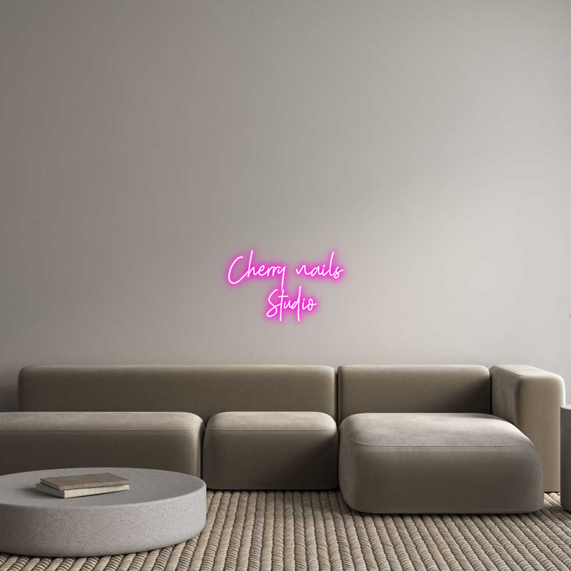 Custom Neon: Cherry nails ...