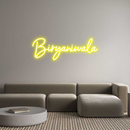Custom Neon: Biryaniwala