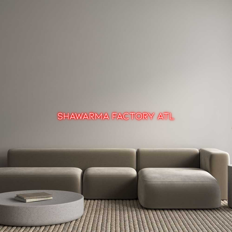 Custom Neon: Shawarma Fact...