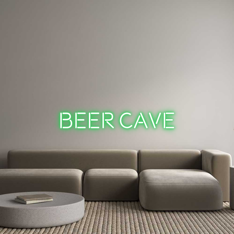 Custom Neon: Beer cave