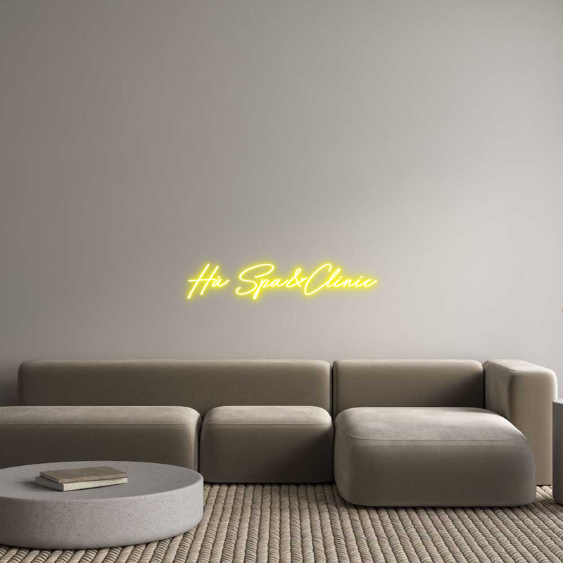 Custom Neon: Hà Spa&Clinic