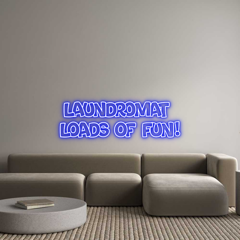 Custom Neon: Laundromat 
...