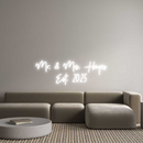 Custom Neon: Mr. & Mrs. Ha...