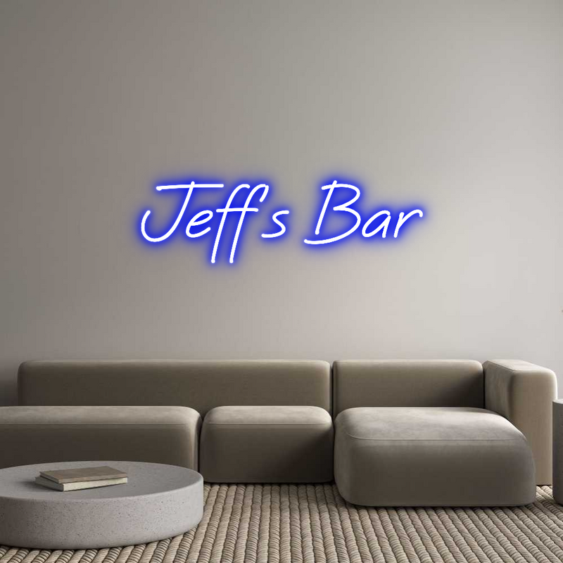 Custom Neon: Jeff's Bar