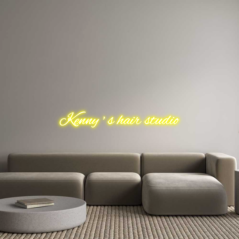 Custom Neon: Kenny ' s hai...