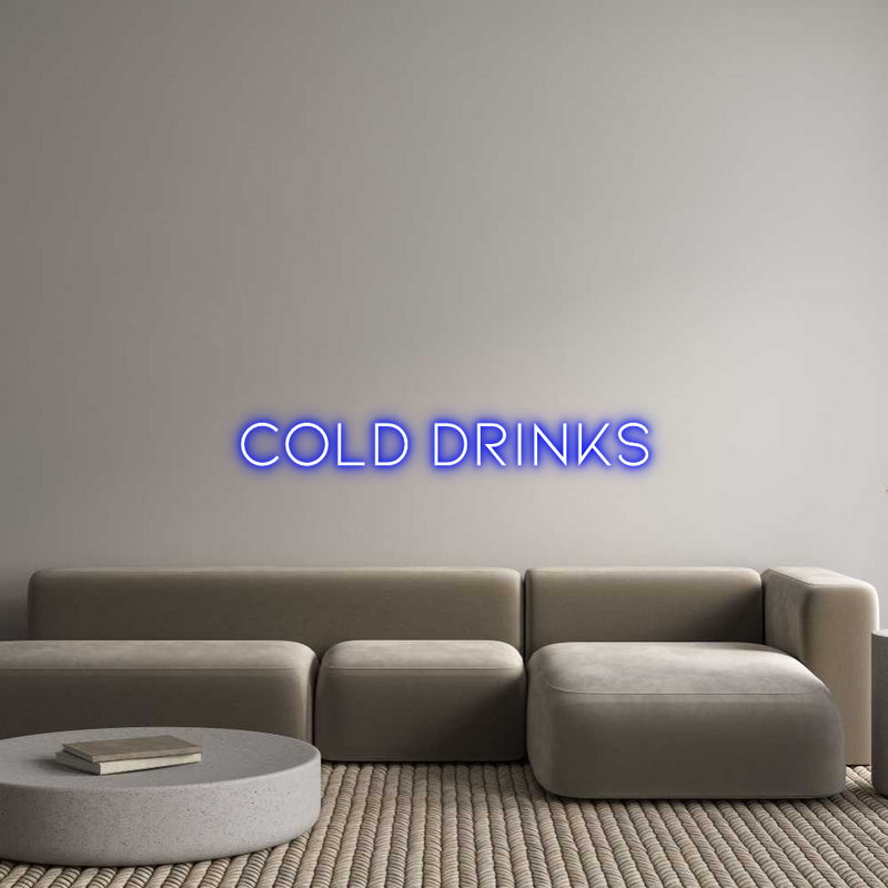 Custom Neon: Cold Drinks
