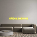 Custom Neon: Open & Smoking
