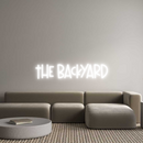 Custom Neon: THE BACKYARD