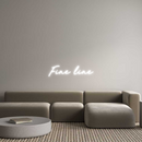 Custom Neon: Fine line