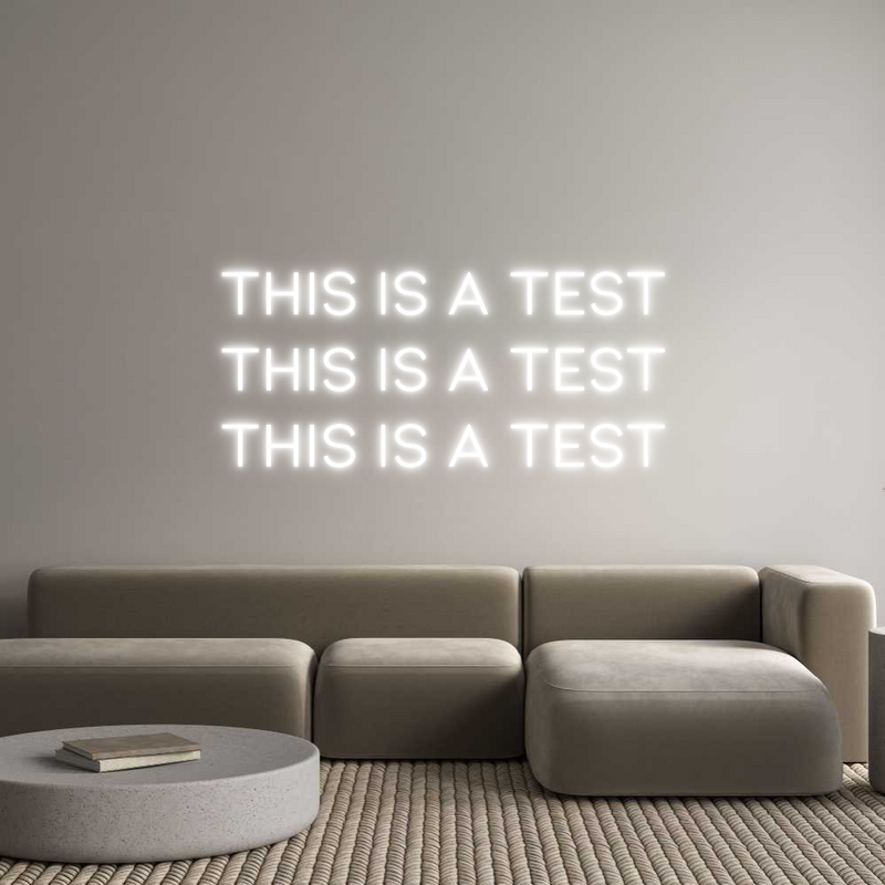 Custom Neon: THIS IS A TES...
