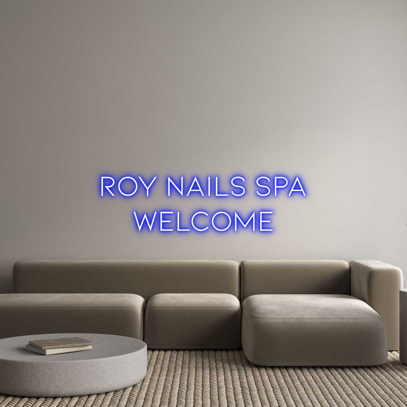 Custom Neon: Roy Nails Spa...