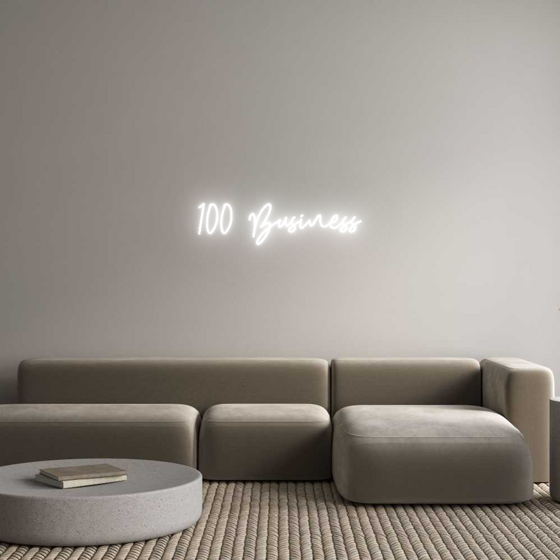 Custom Neon: 100 Business