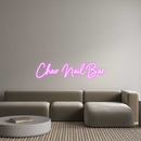 Custom Neon: Chao Nail Bar